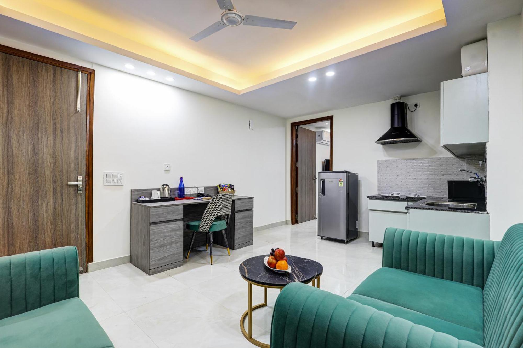 1Bhk Suites Opp Marriott - Huda City Centre Gurgaon Exterior foto