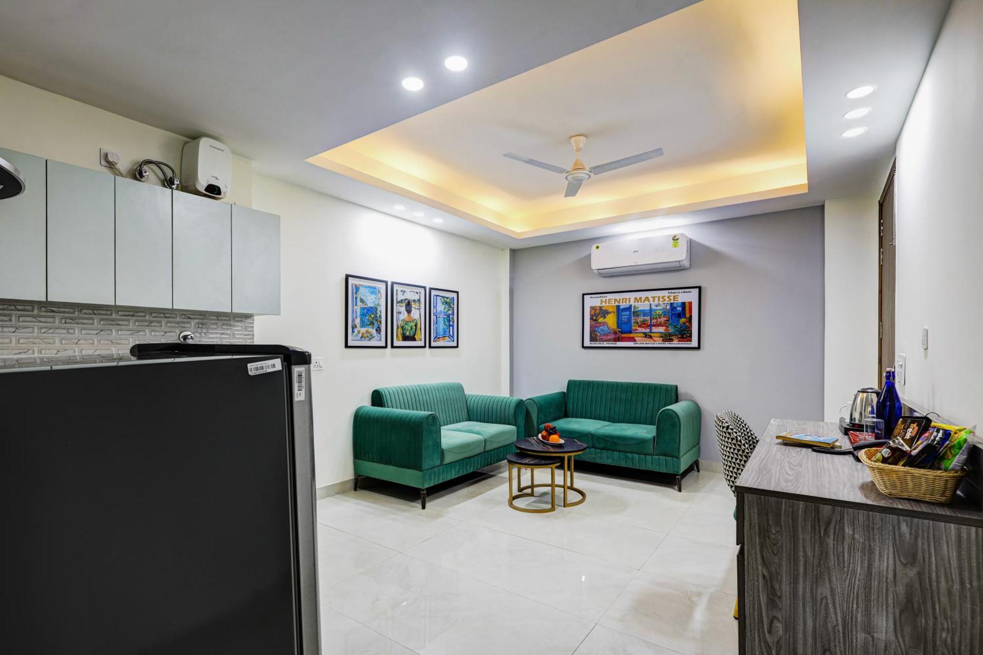 1Bhk Suites Opp Marriott - Huda City Centre Gurgaon Exterior foto