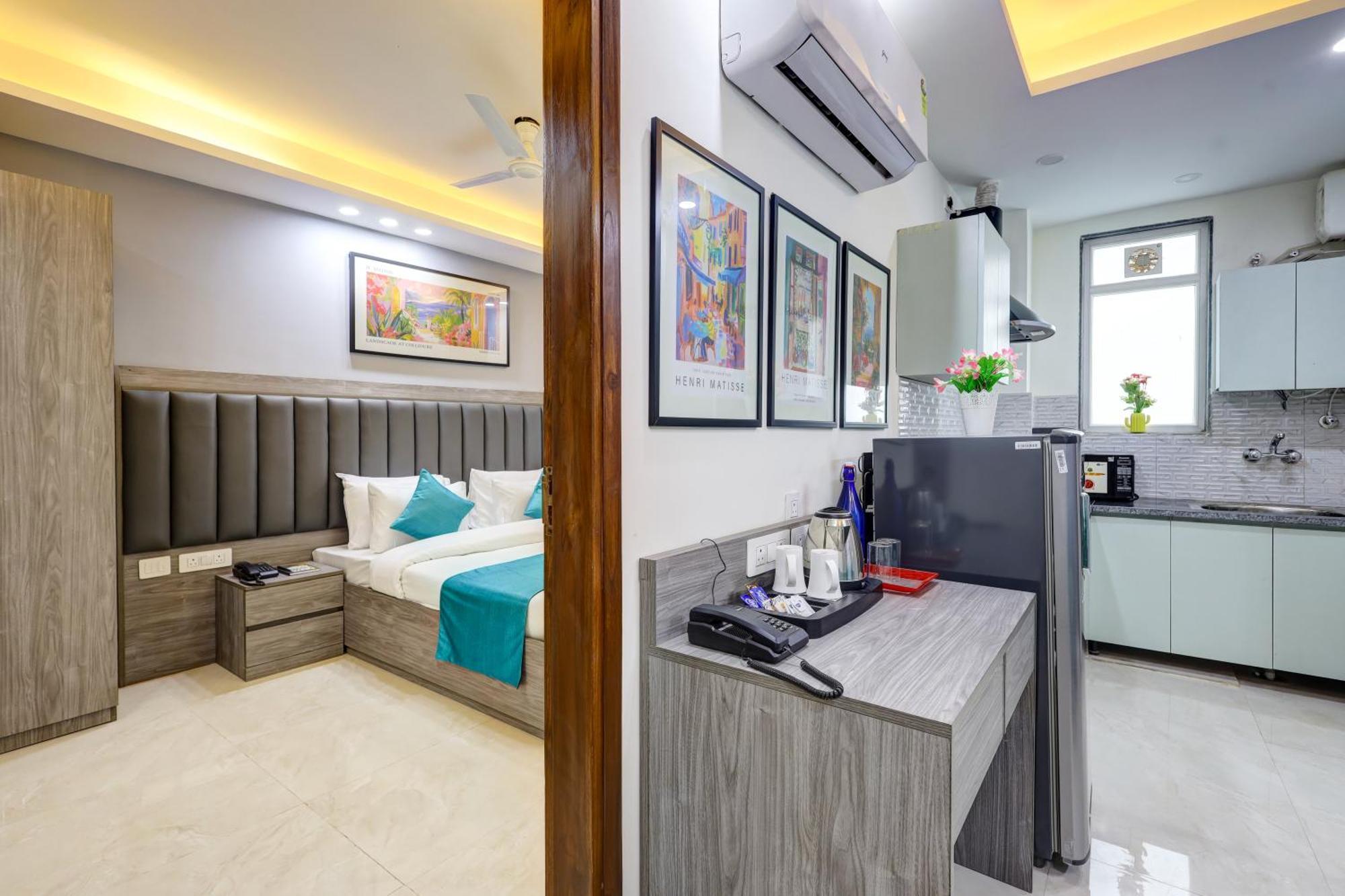 1Bhk Suites Opp Marriott - Huda City Centre Gurgaon Exterior foto